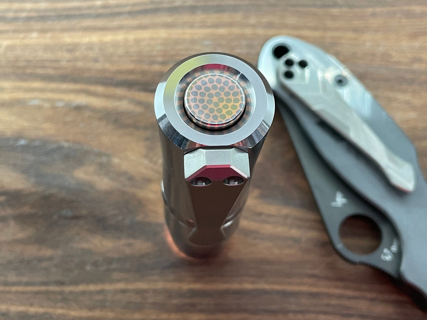 EDC FLASHLIGHT Polished Superconductor Titanium