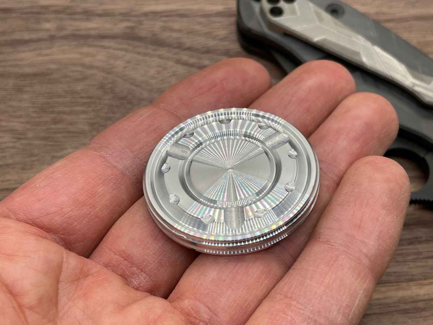 Aerospace grade Aluminum MEGATRON Worry Coin