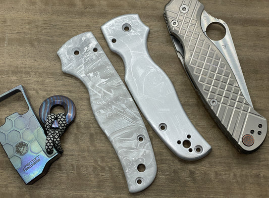 STAR WARS pattern Aerospace Aluminum scales for SHAMAN Spyderco