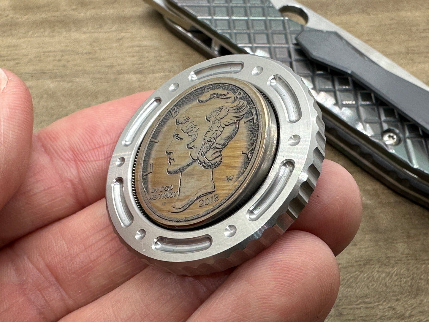 LIBERTY Titanium Coin for Billetspin GAMBIT