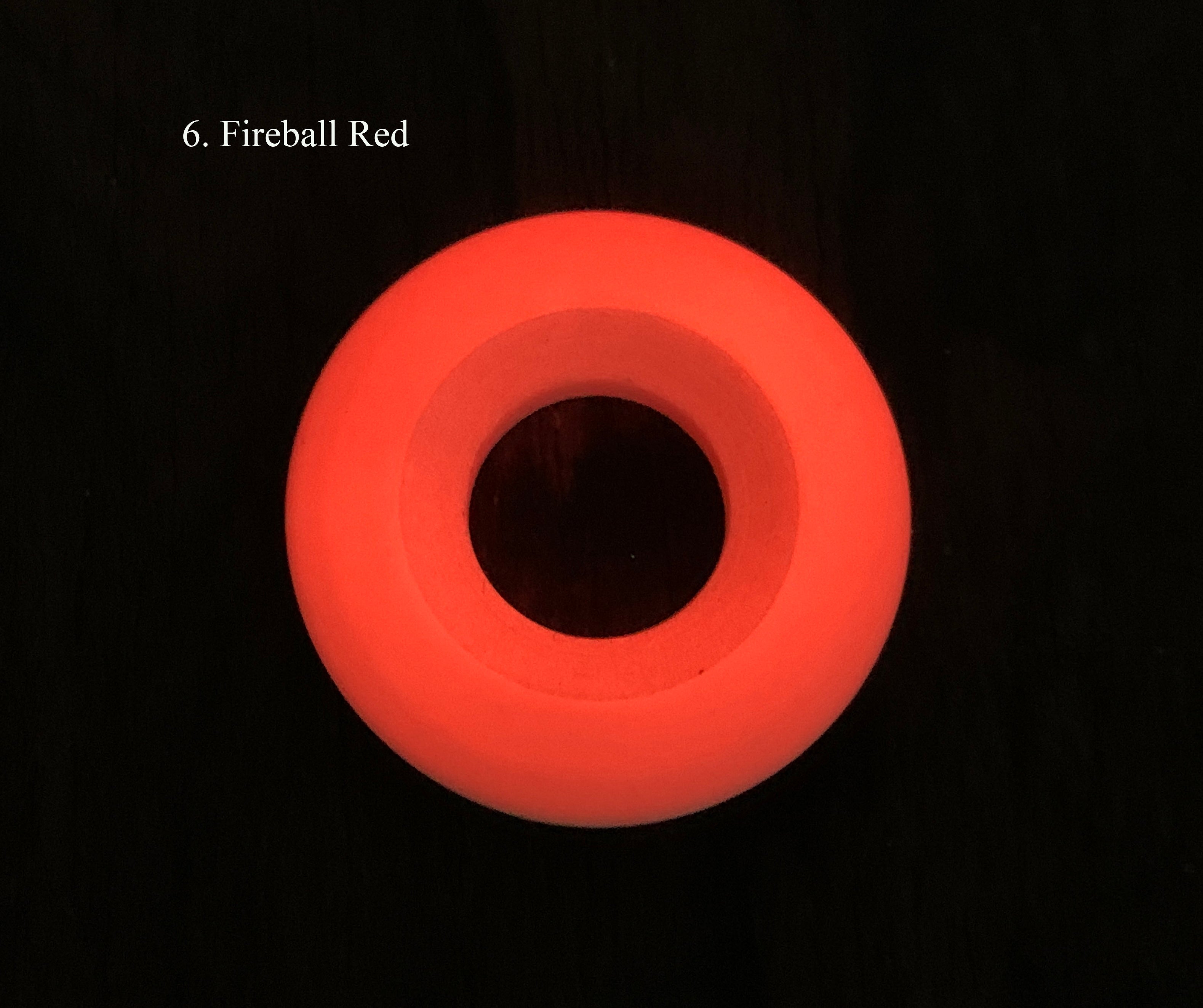 TurboGlow in the Dark Lanyard Bead keychain