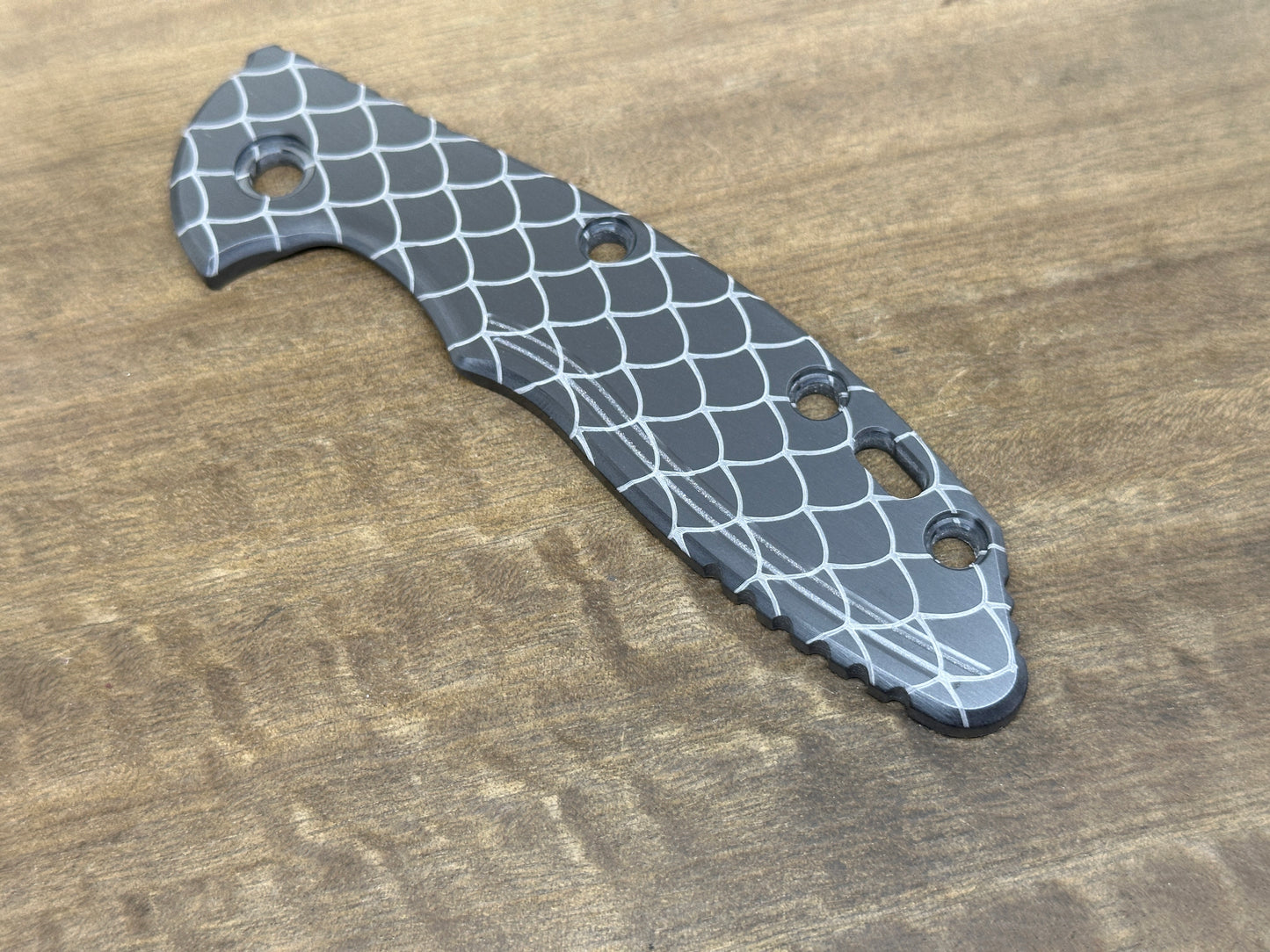 DRAGONSKIN engraved Black Zirconium scale for XM-18 3.5 HINDERER