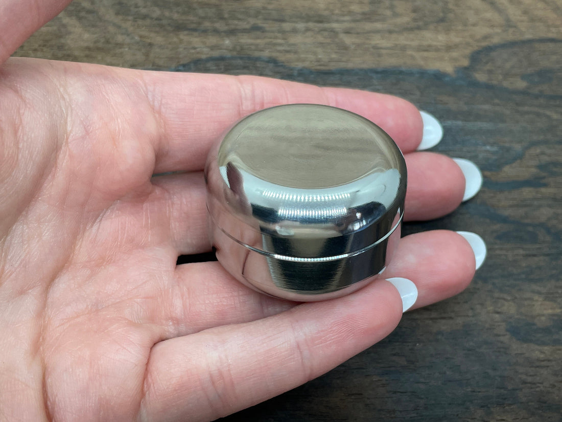 MEGA Stainless Steel Meton-Vault Candy Box Pill Box Stash box Pill Case