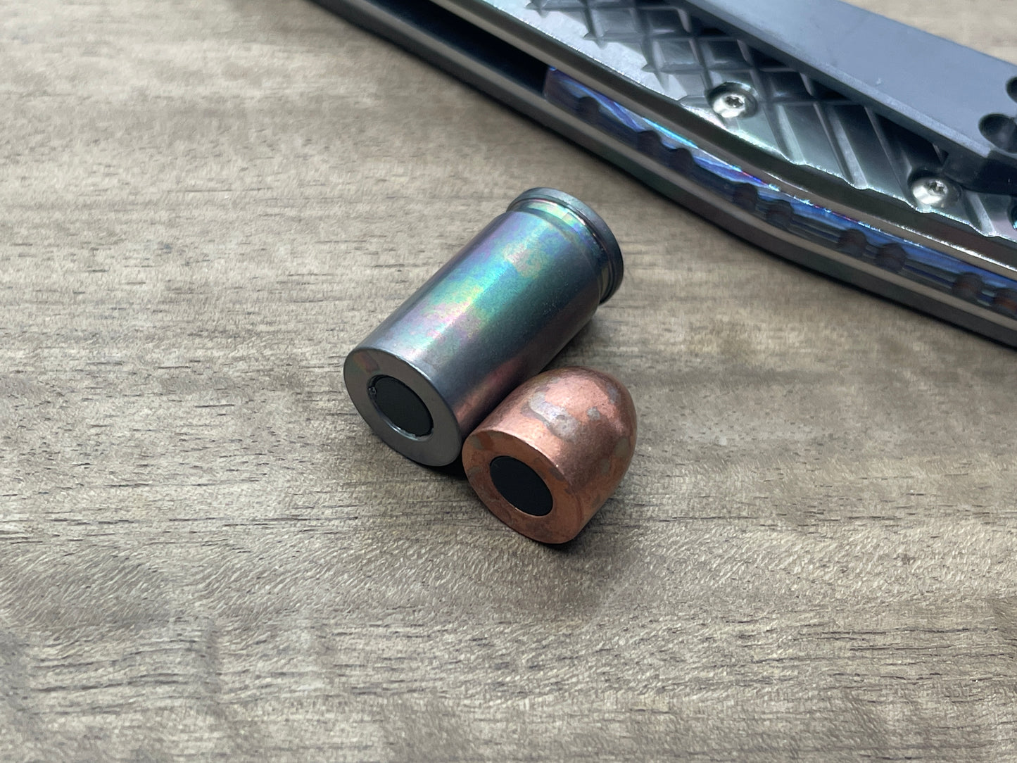 Titanium - Copper HAPTIC-BULLET Haptic Slider ideas fidget