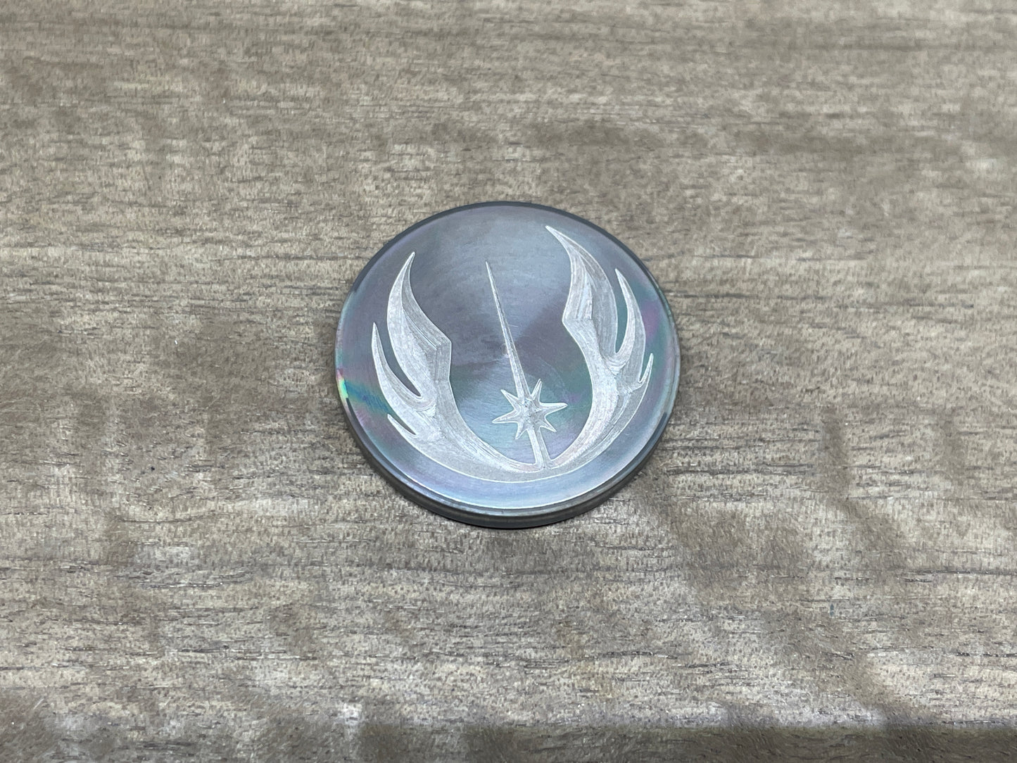 Dark-Ti JEDI Titanium Coin for Billetspin GAMBIT