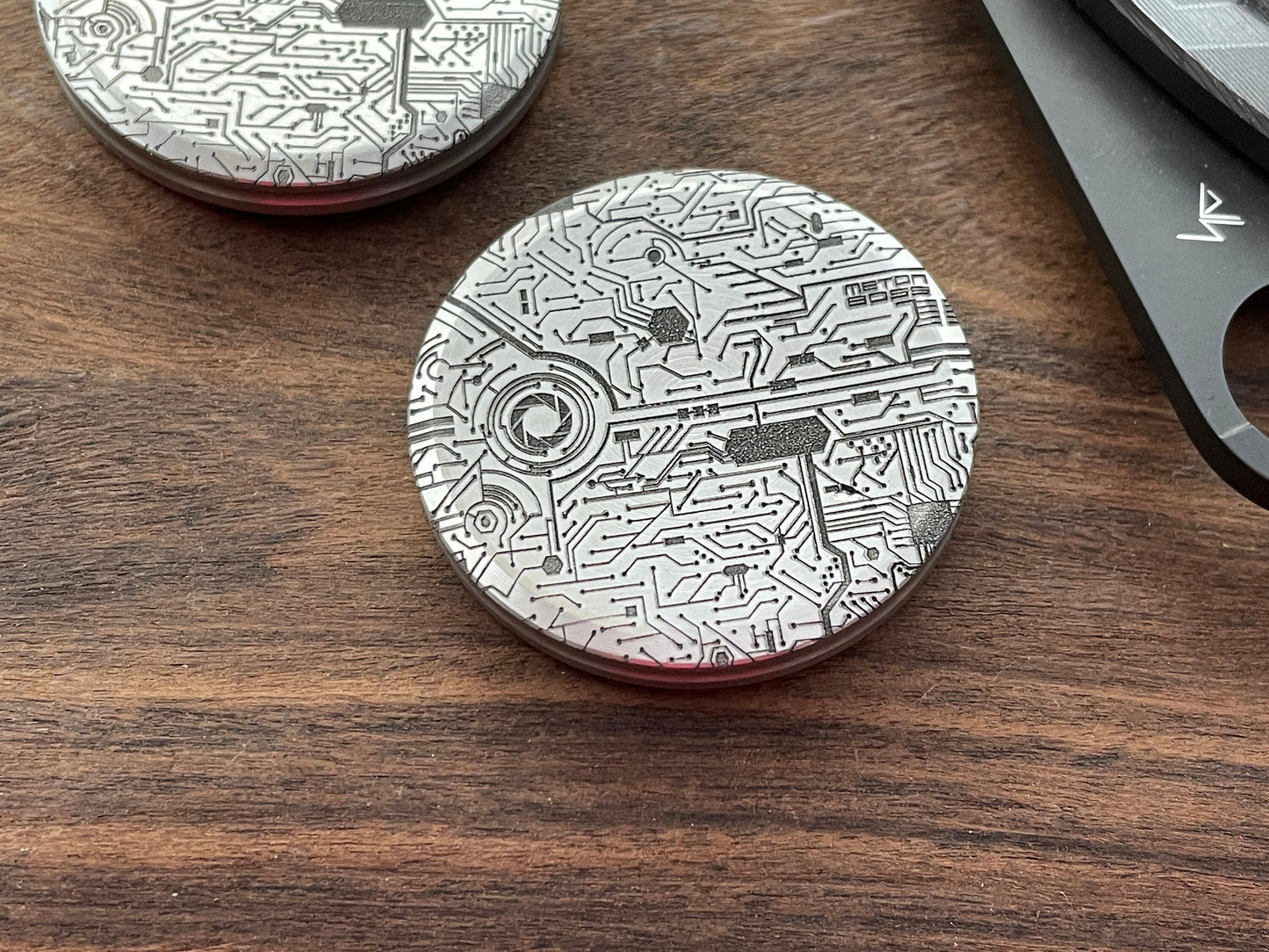 CIRCUIT Board HAPTIC Coins CLICKY Stainless Steel Haptic Slider Fidget