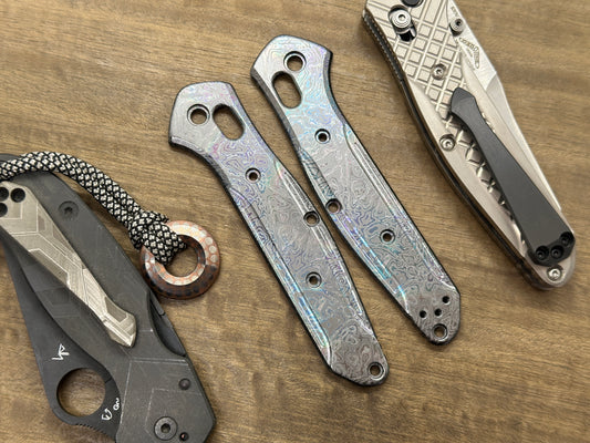 Oil-Slick ALIEN Zirconium Scales for Benchmade 940 Osborne