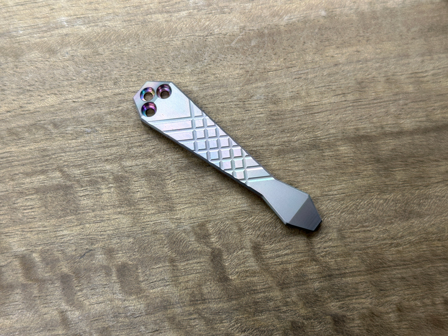 FRAG Cnc milled Titanium CLIP for most Spyderco models