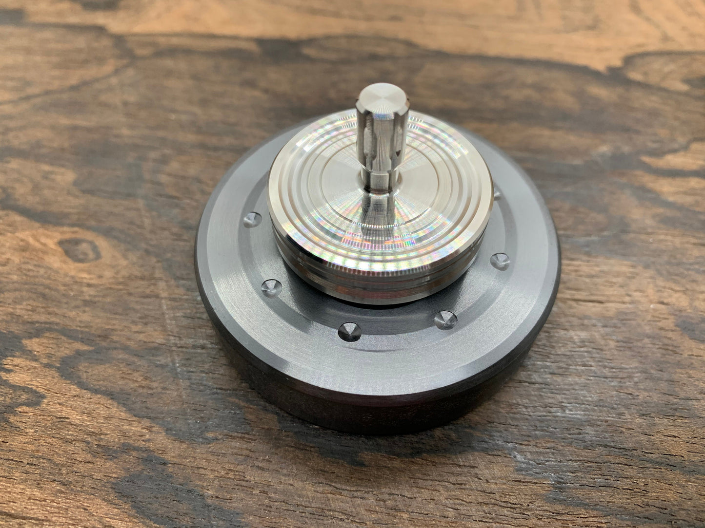 Stainless Steel GROOVED Spinning Top PERFORMER