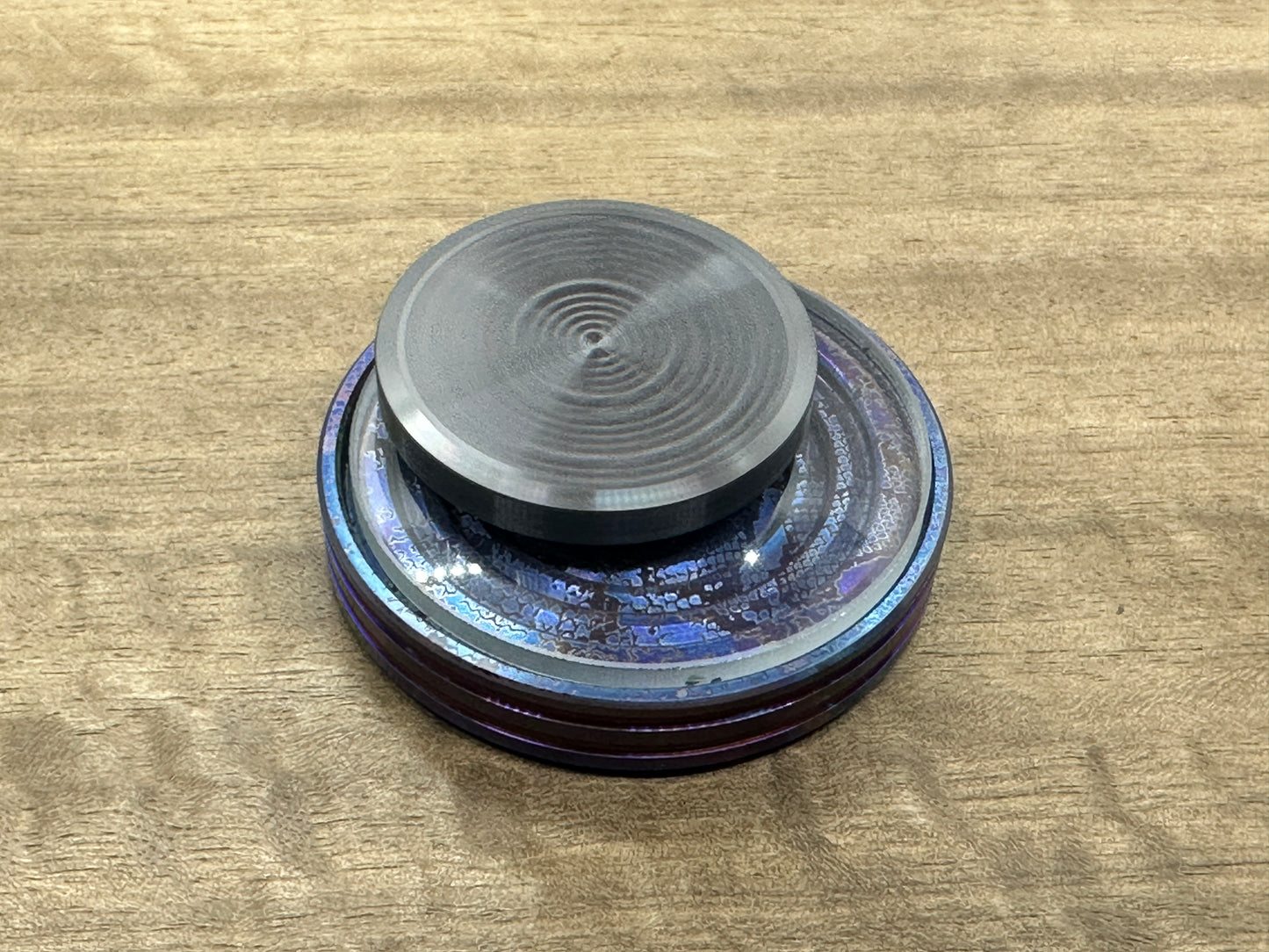 SEIGAIHA Zirconium Spinning Worry Coin Spinning Top