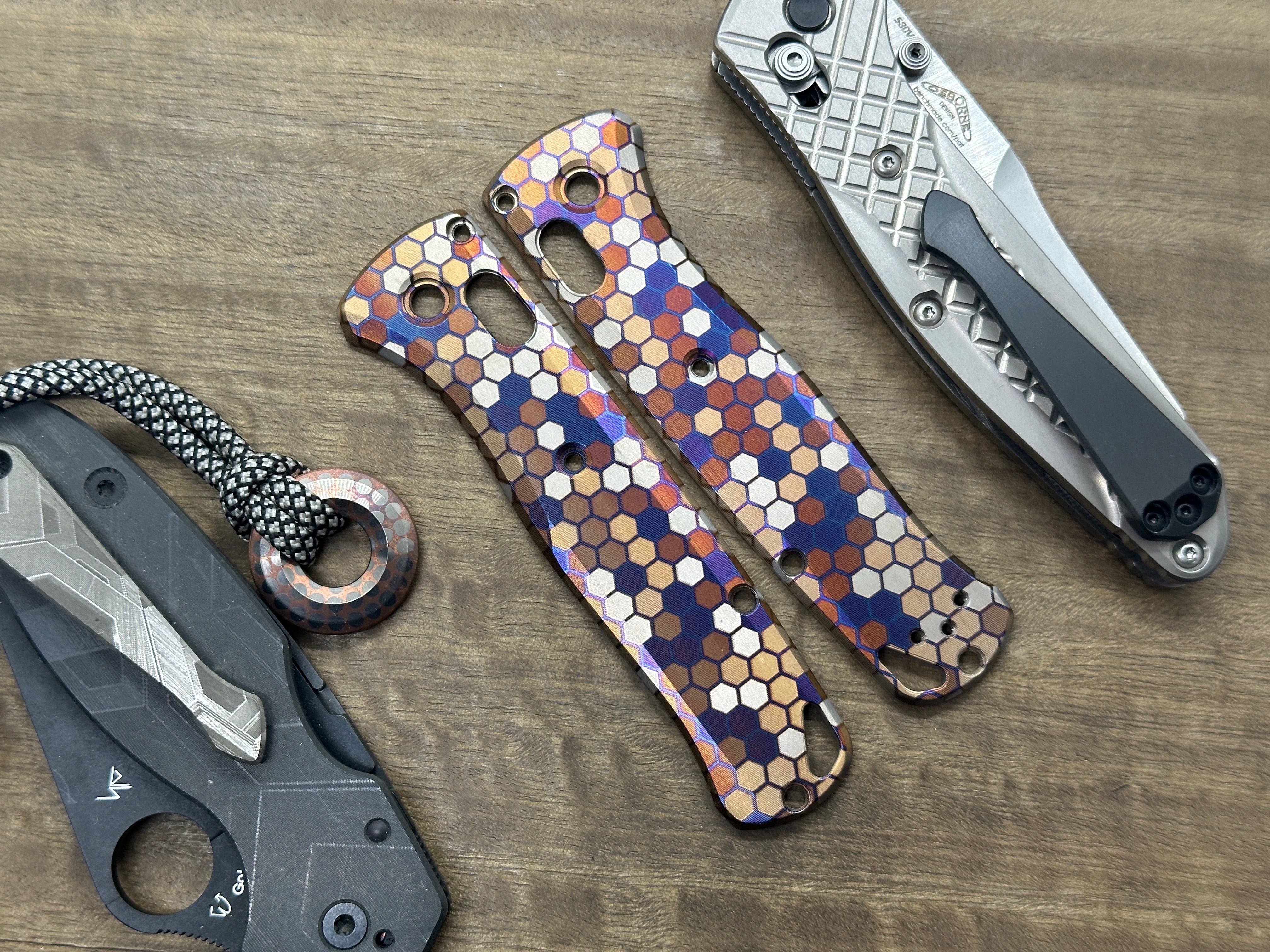 Polished Brass Custom Scales for Benchmade Bugout 535 Folding good Knife scales Pocket knife Handles EDC MetonBoss Every Day Carry Birthday gift