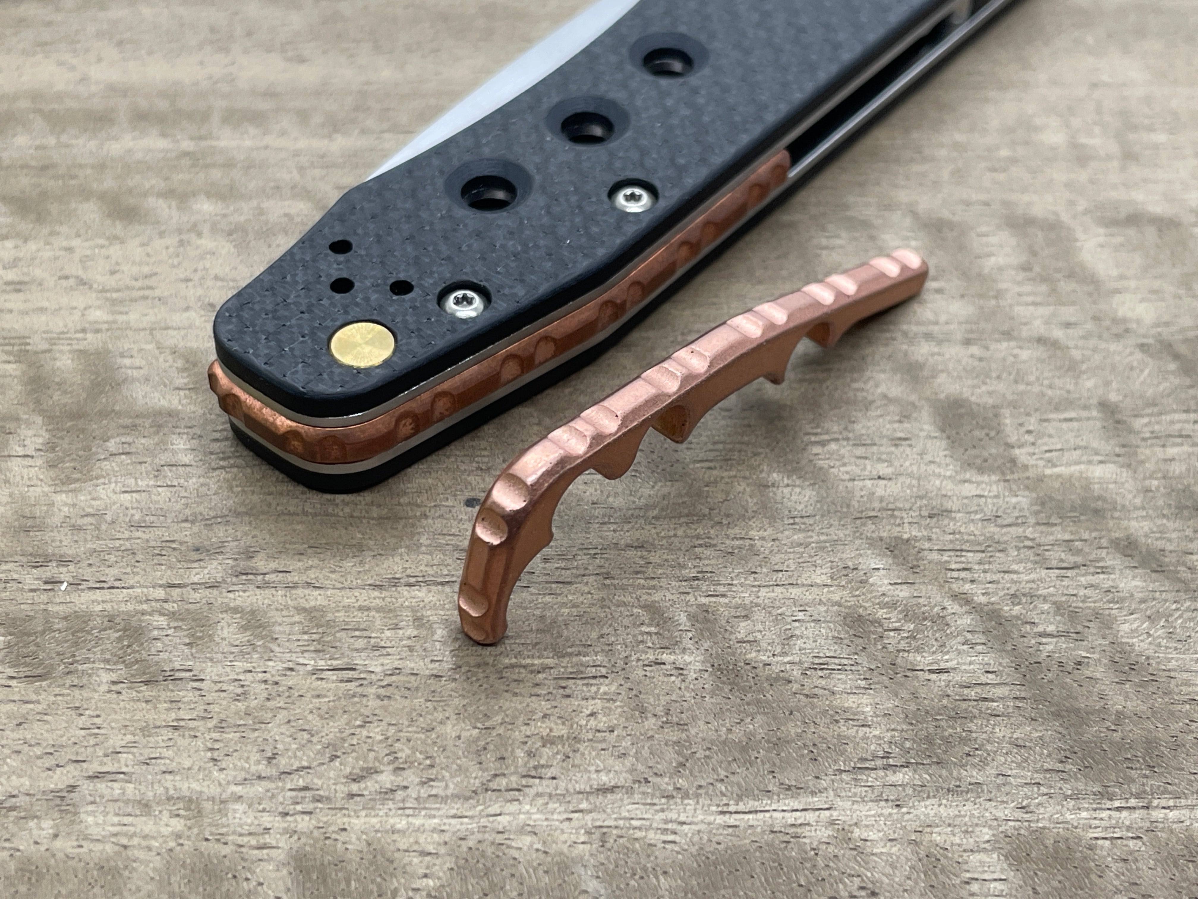 Copper Gear BACKSPACER for Spyderco SMOCK MetonBoss