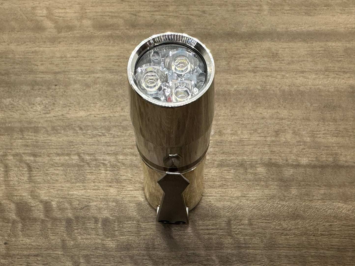 EDC FLASHLIGHT Polished Stainless Steel - Titanium Superconductor