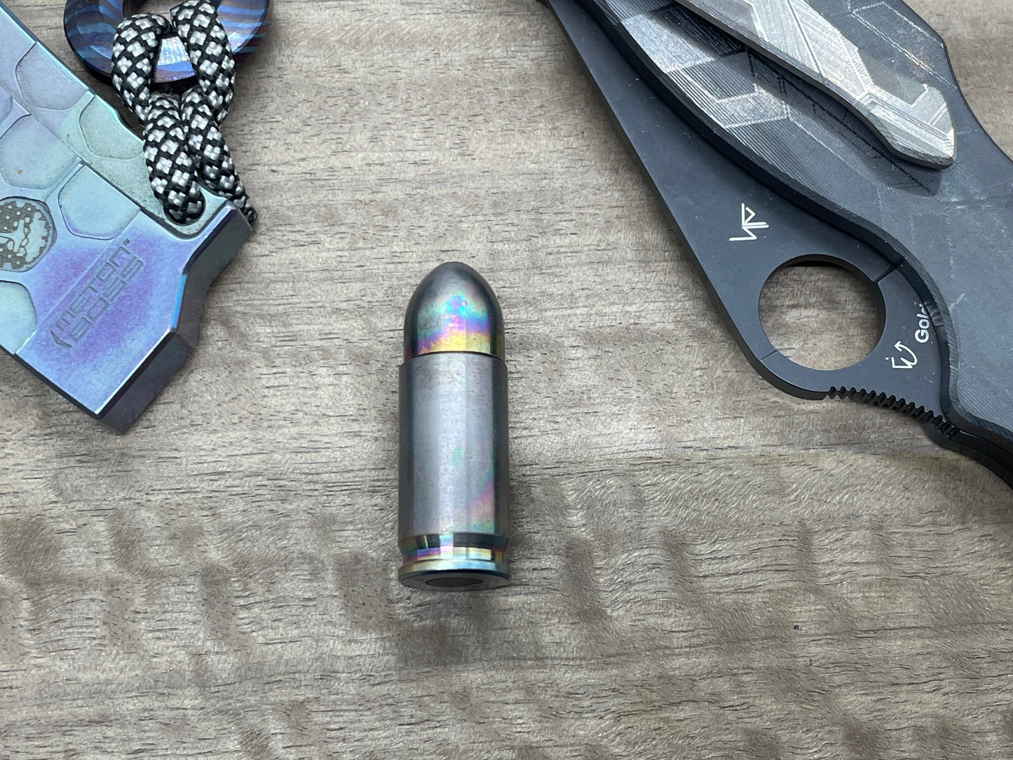 Dark Titanium HAPTIC-BULLET Haptic Slider ideas fidget Fridge magnet