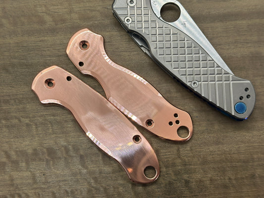 POLISHED Copper Scales for Spyderco Para 3