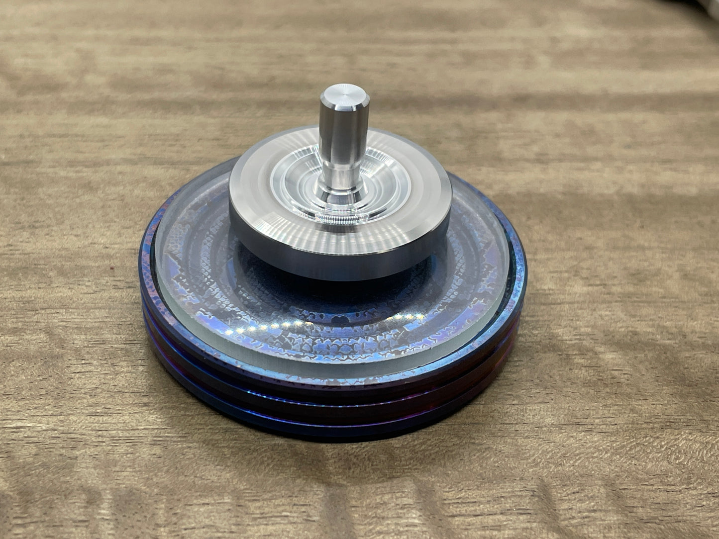 1.23" Grooved Tungsten Spinning Top PERFORMER