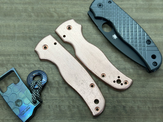 Tumbled Copper Scales for SHAMAN Spyderco