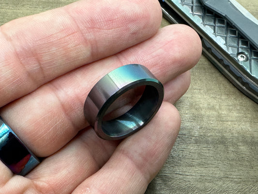 ESSENTIAL Oil Slick ZIRCONIUM Ring US Size: 8 -13