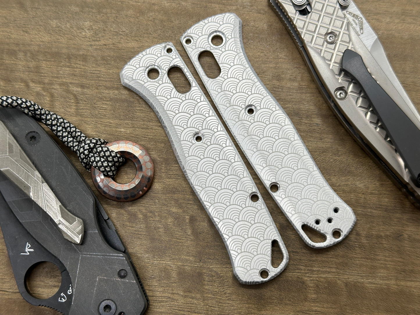 SEIGAIHA Aerospace grade Aluminum Scales for Benchmade Bugout 535