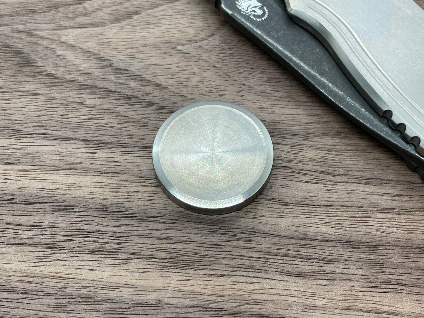4 sizes LIBERTY Deep Engraved Titanium Worry Coin