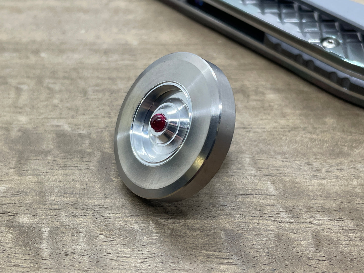 SEIGAIHA Groove Titanium Spinning Top PERFORMER - Alu Aerospace stem