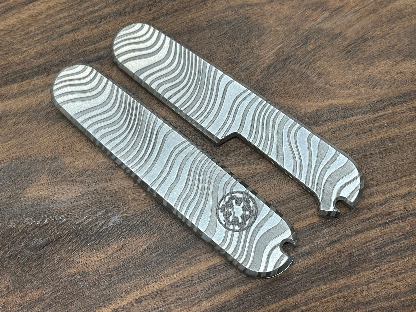 BESKAR Mandalorian 91mm Titanium Scales for Swiss Army SAK