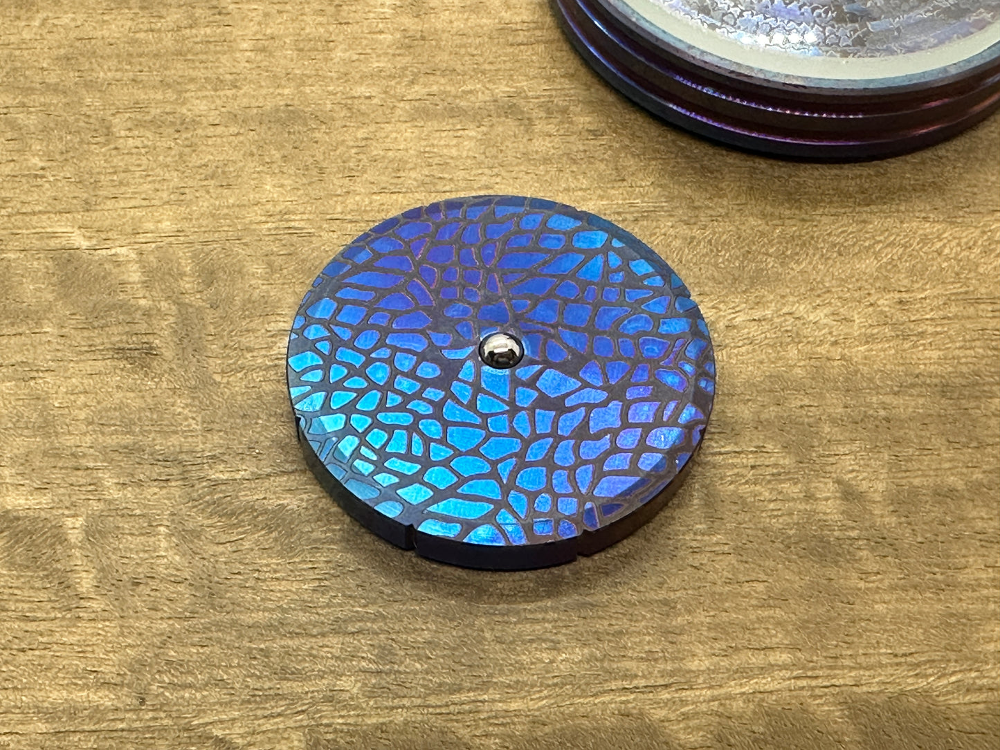 NEBULA Flamed Titanium Spinning Worry Coin Spinning Top