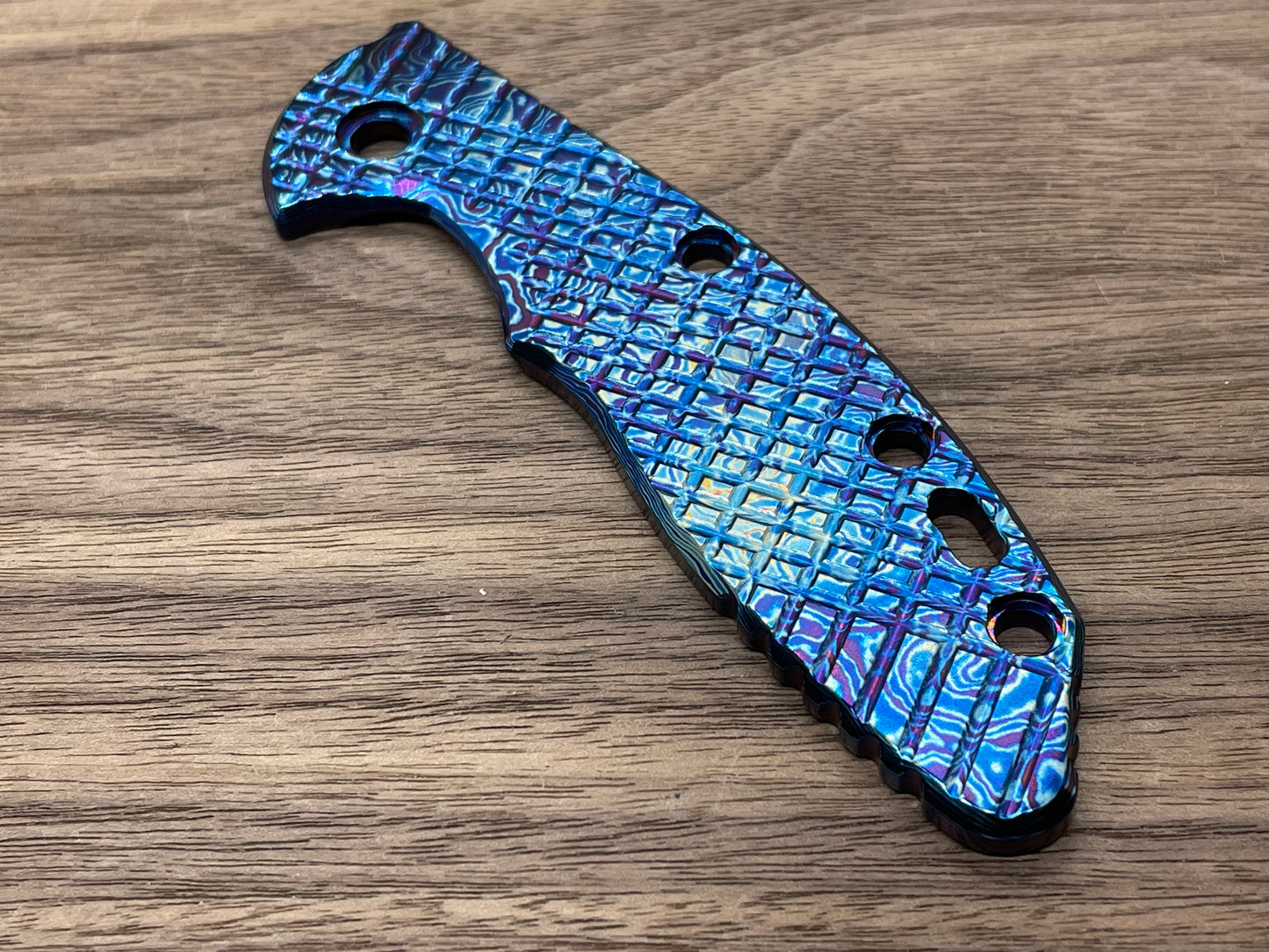 DRAGONFIRE Frag Cnc milled Timascus scale for XM-18 3.5 HINDERER