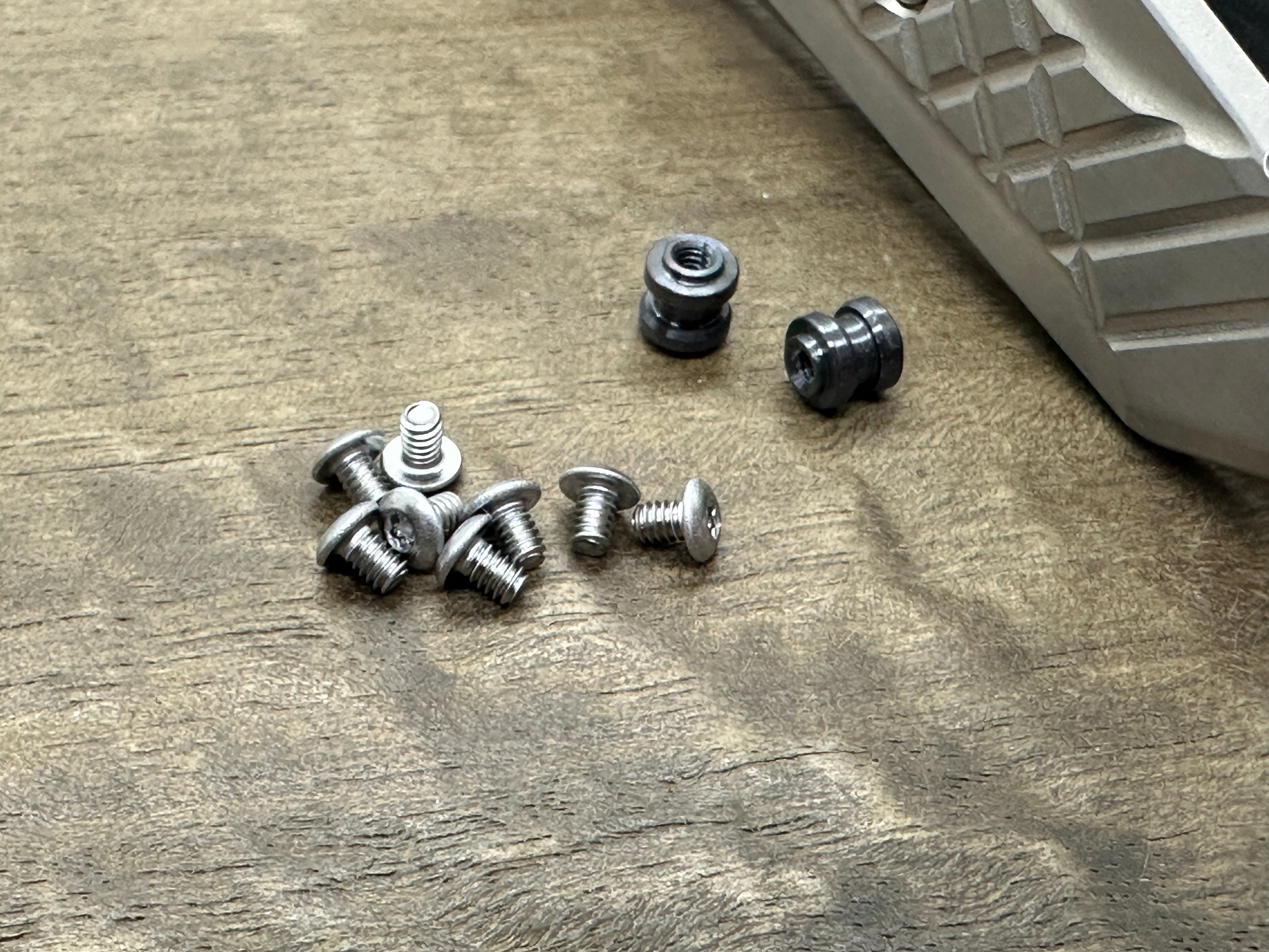 2 Zirconium Barrel Spacers for Benchmade 940 Osborne conversion kit & 8 screws