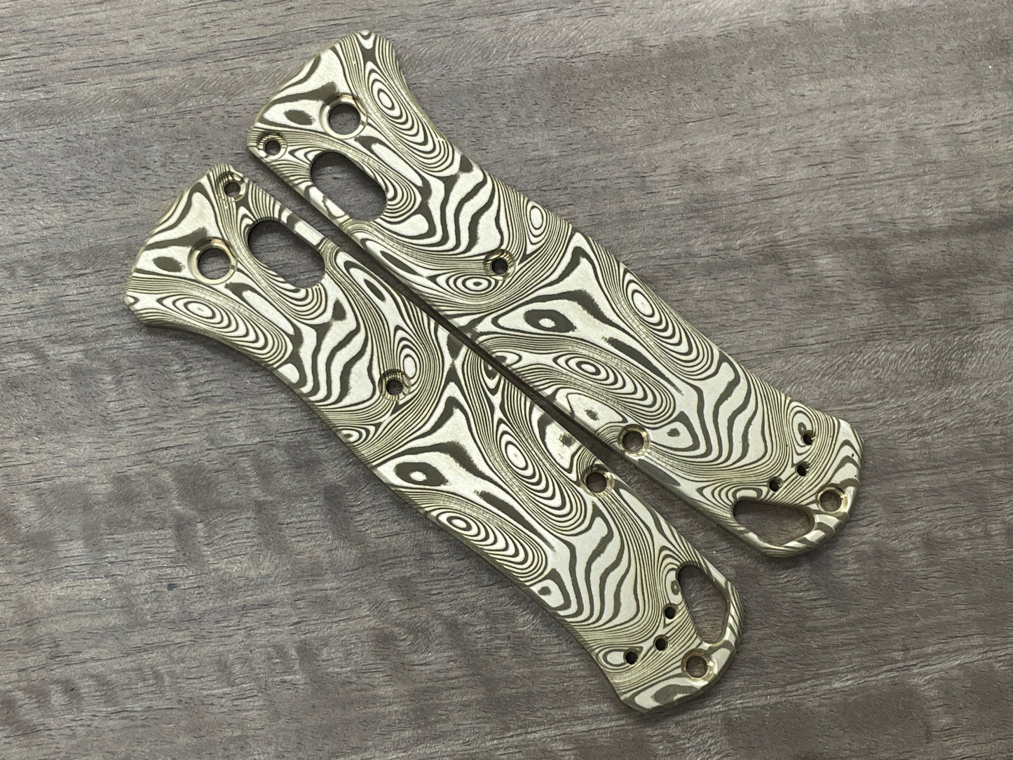 Dama FISH Brass Scales for Benchmade Bugout 535