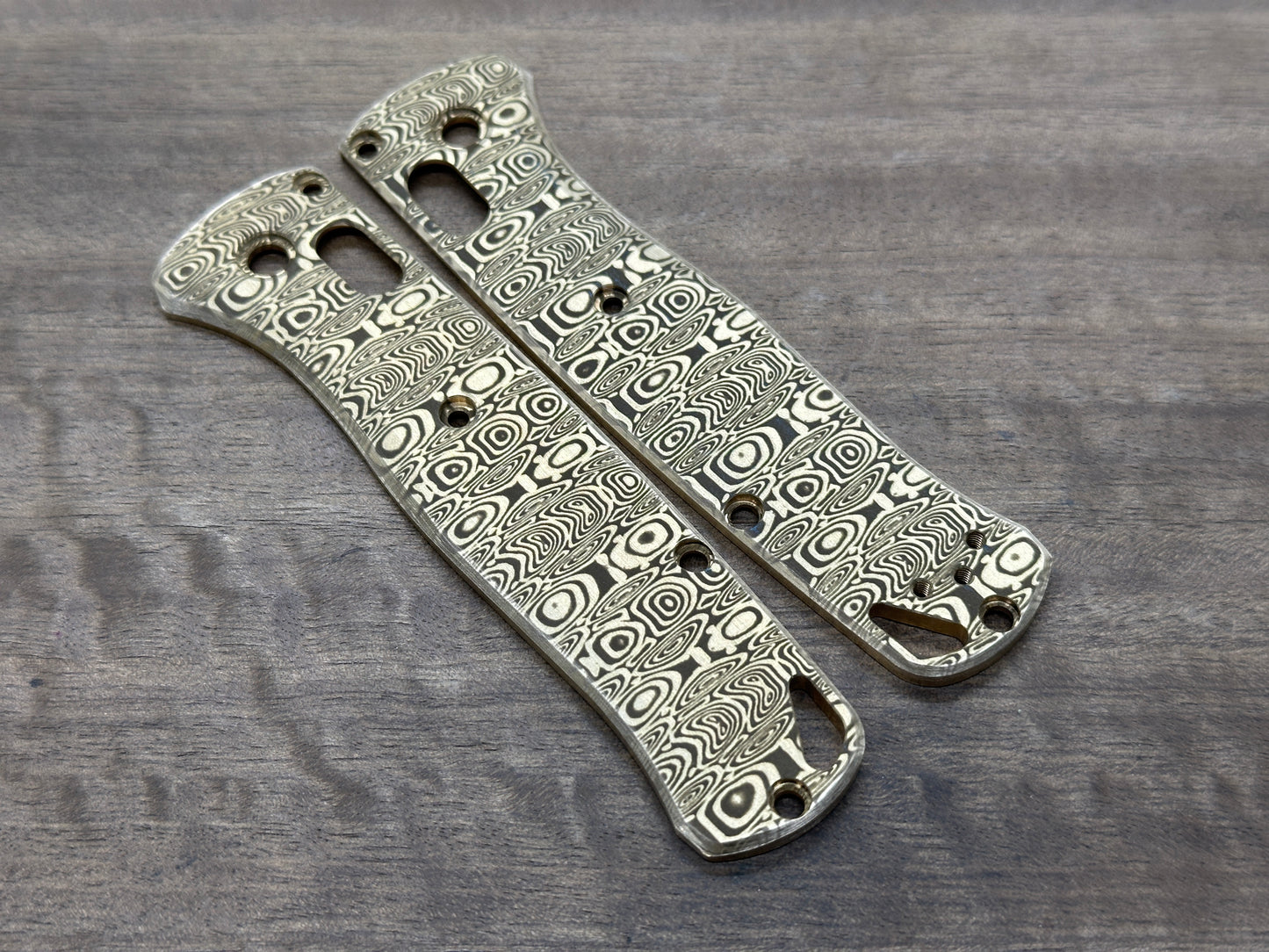 Dama LADDER Brass Scales for Benchmade Bugout 535