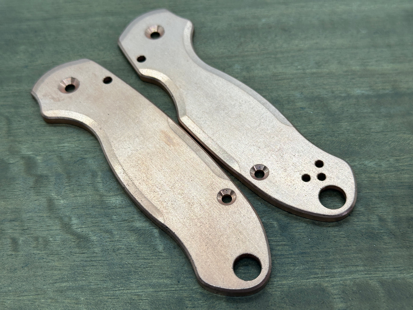 TUMBLED Copper Scales for Spyderco Para 3