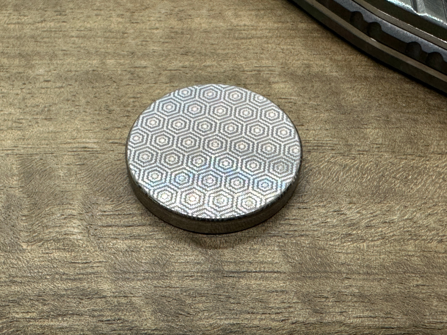 LIVE LONG and PROSPER Tungsten Coin for Billetspin Gambit