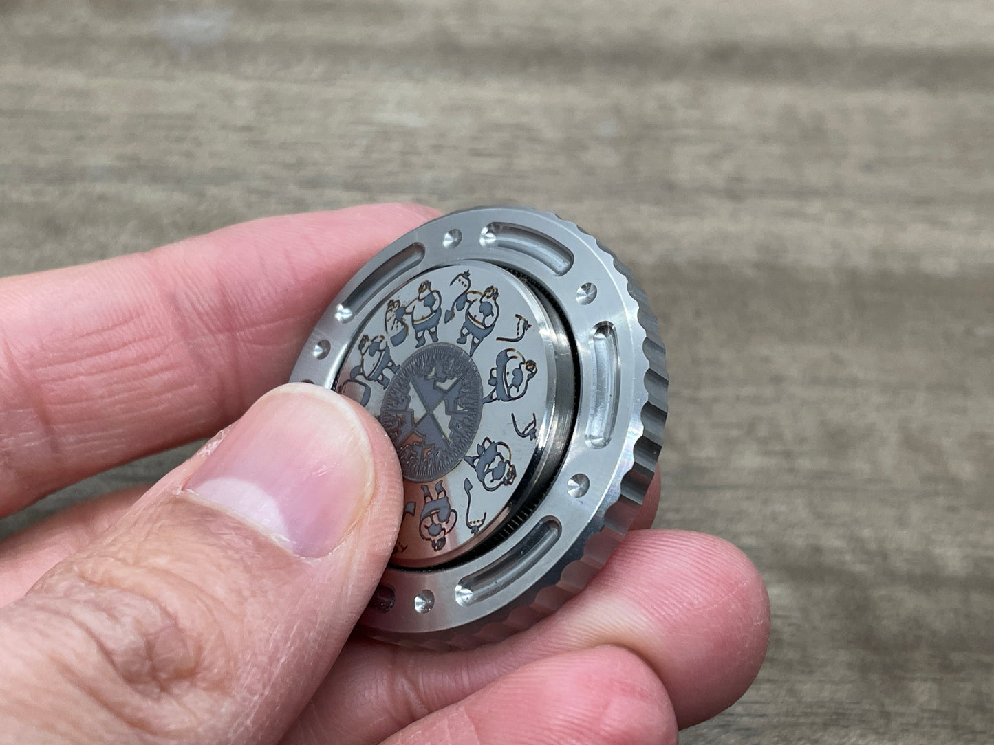 BOXER Titanium Coin for Billetspin GAMBIT