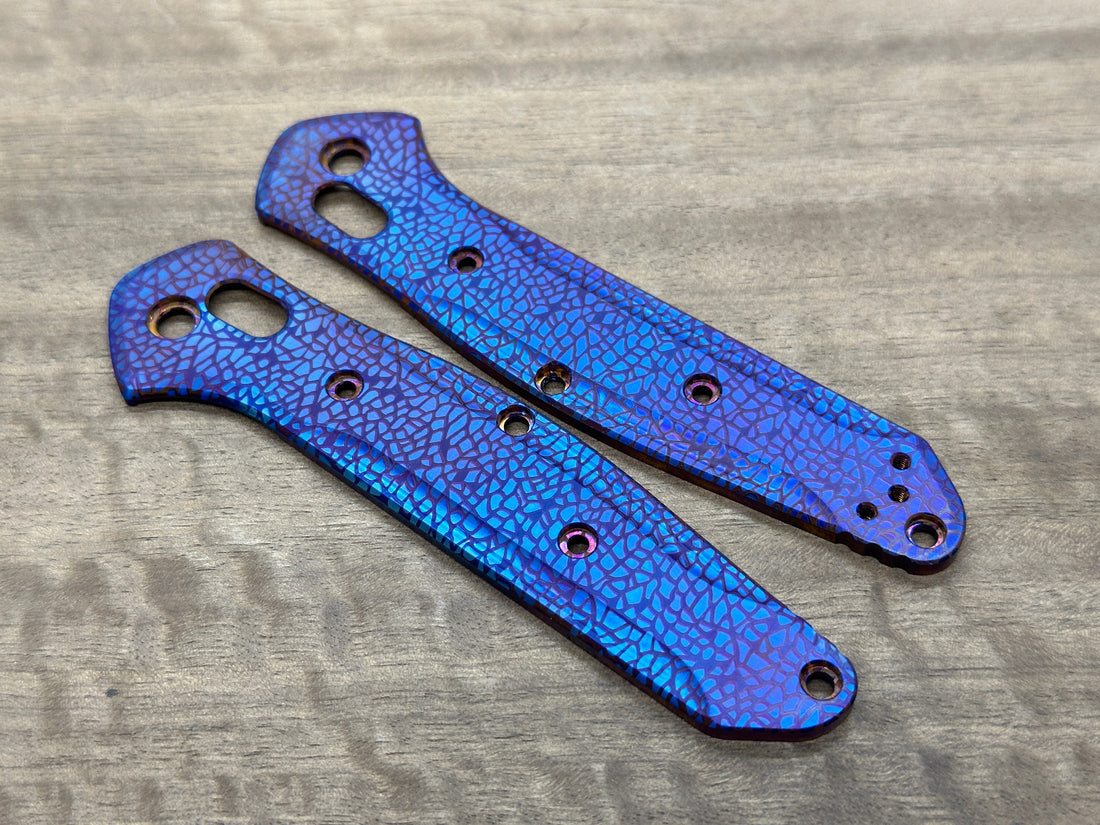 Flamed NEBULA Titanium Scales for Benchmade 940 Osborne