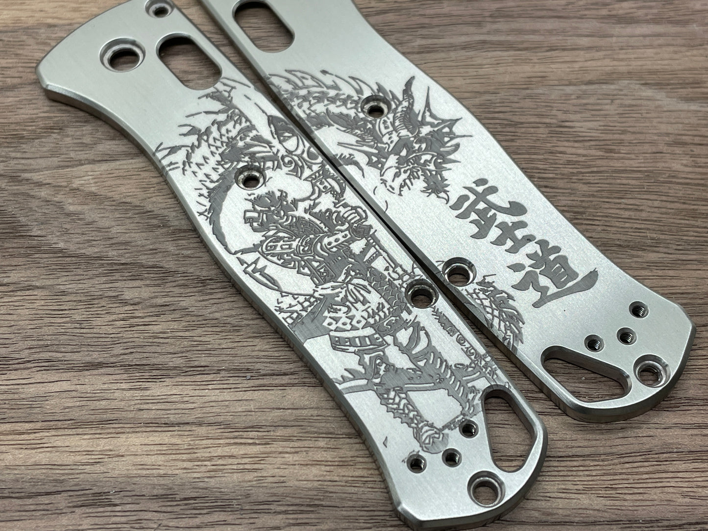 SAMURAI HONOR Titanium Scales for Benchmade Bugout 535