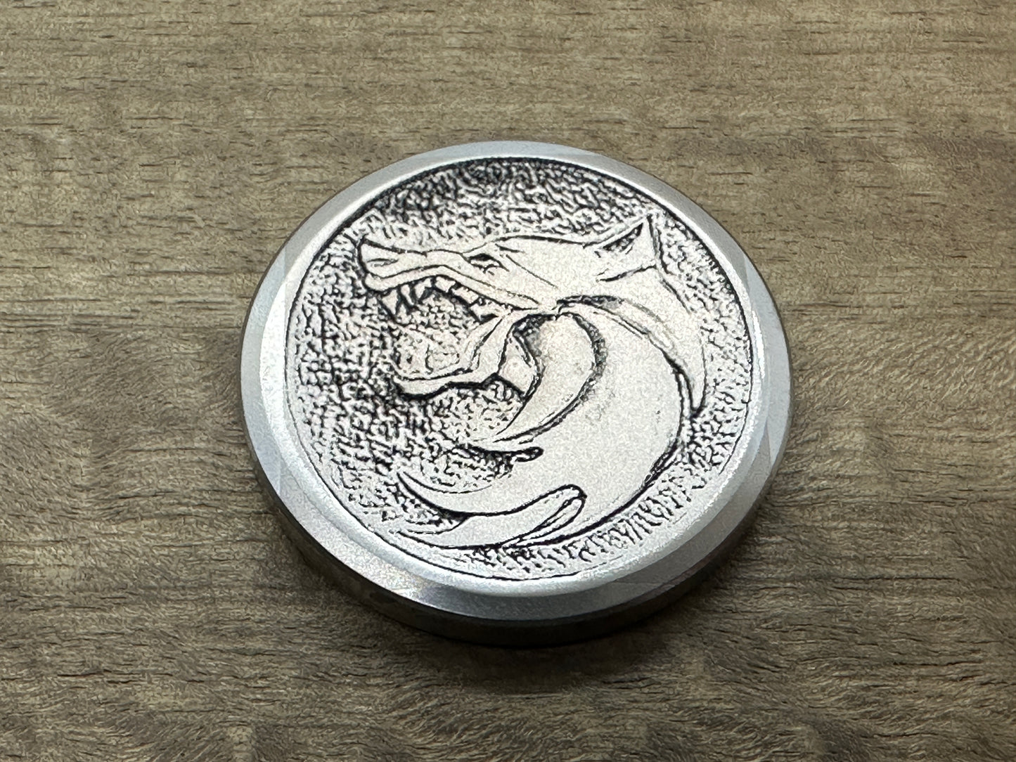 4 sizes The WITCHER Titanium Worry Coin Medallion Geralt of Rivia Medallion