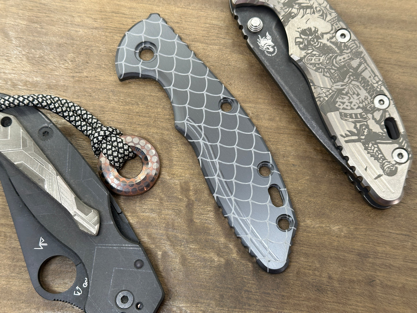 DRAGONSKIN engraved Black Zirconium scale for XM-18 3.5 HINDERER