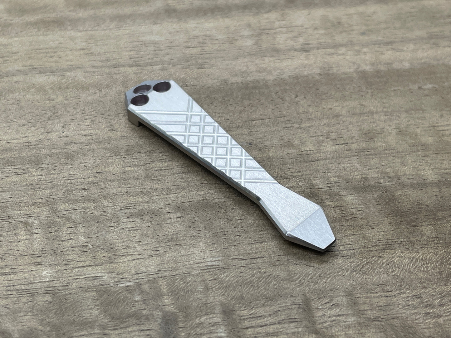 FRAG Cnc milled Titanium CLIP for most Spyderco models