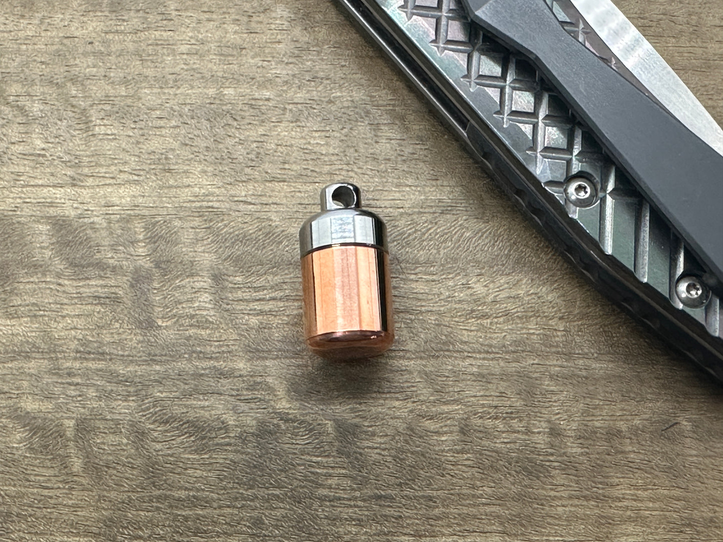 Mini VAULT Keychain Copper Titanium Meton-Vault