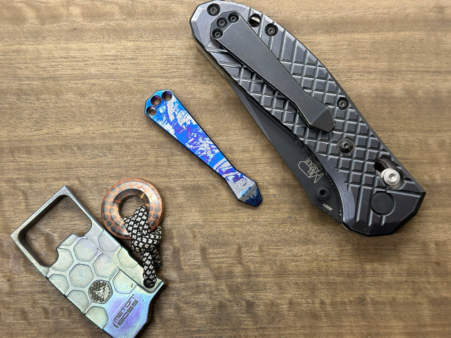 STAR WARS Flamed Dmd Titanium CLIP for most Benchmade models