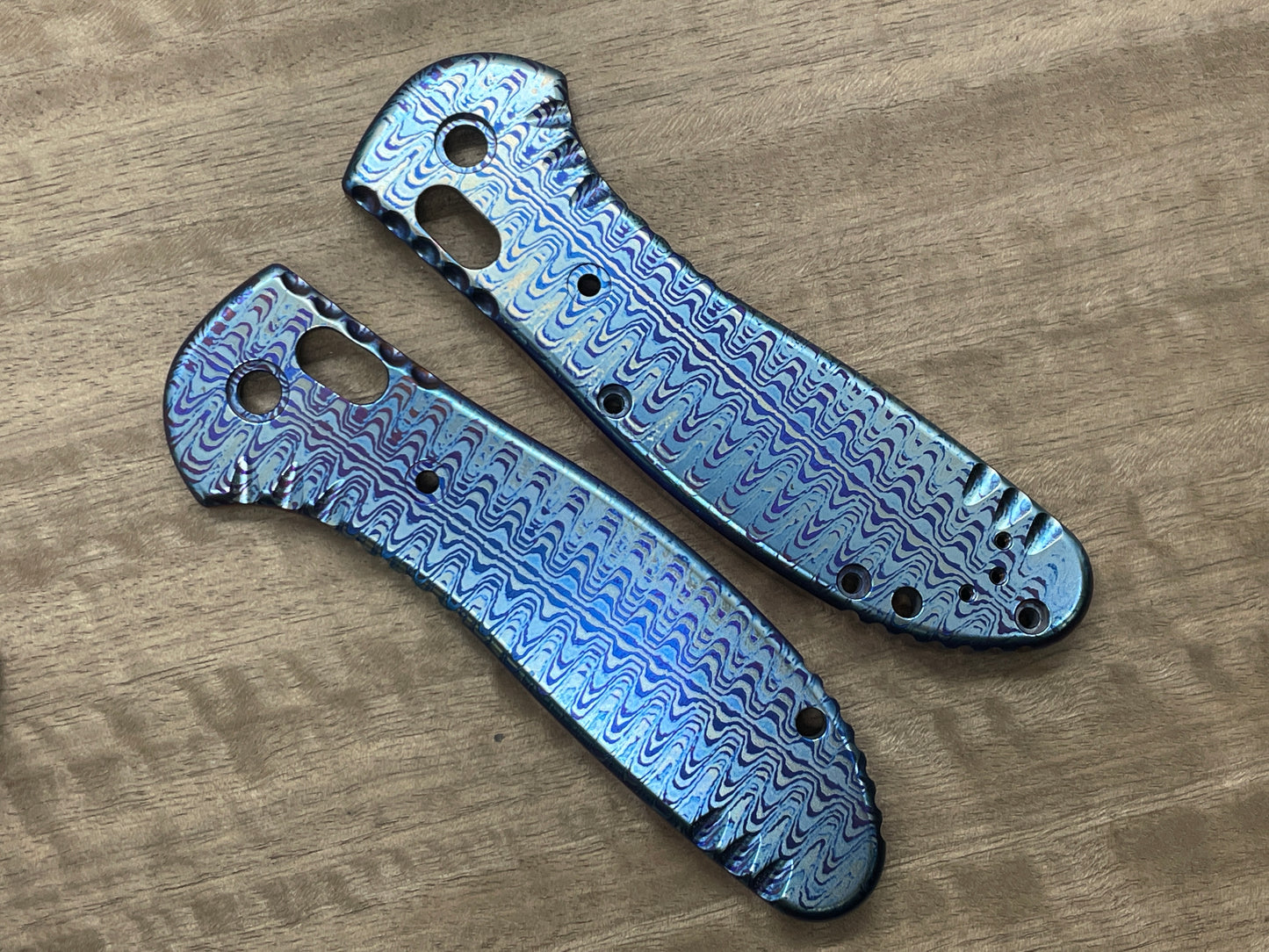 RIPPLE Flamed Titanium Scales for Benchmade GRIPTILIAN 551 & 550