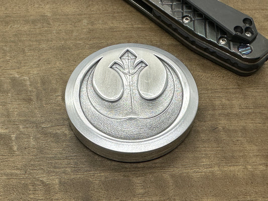 4 sizes REBEL Alliance Deep engraved IMPERIAL Galactic Aluminum Worry Coin