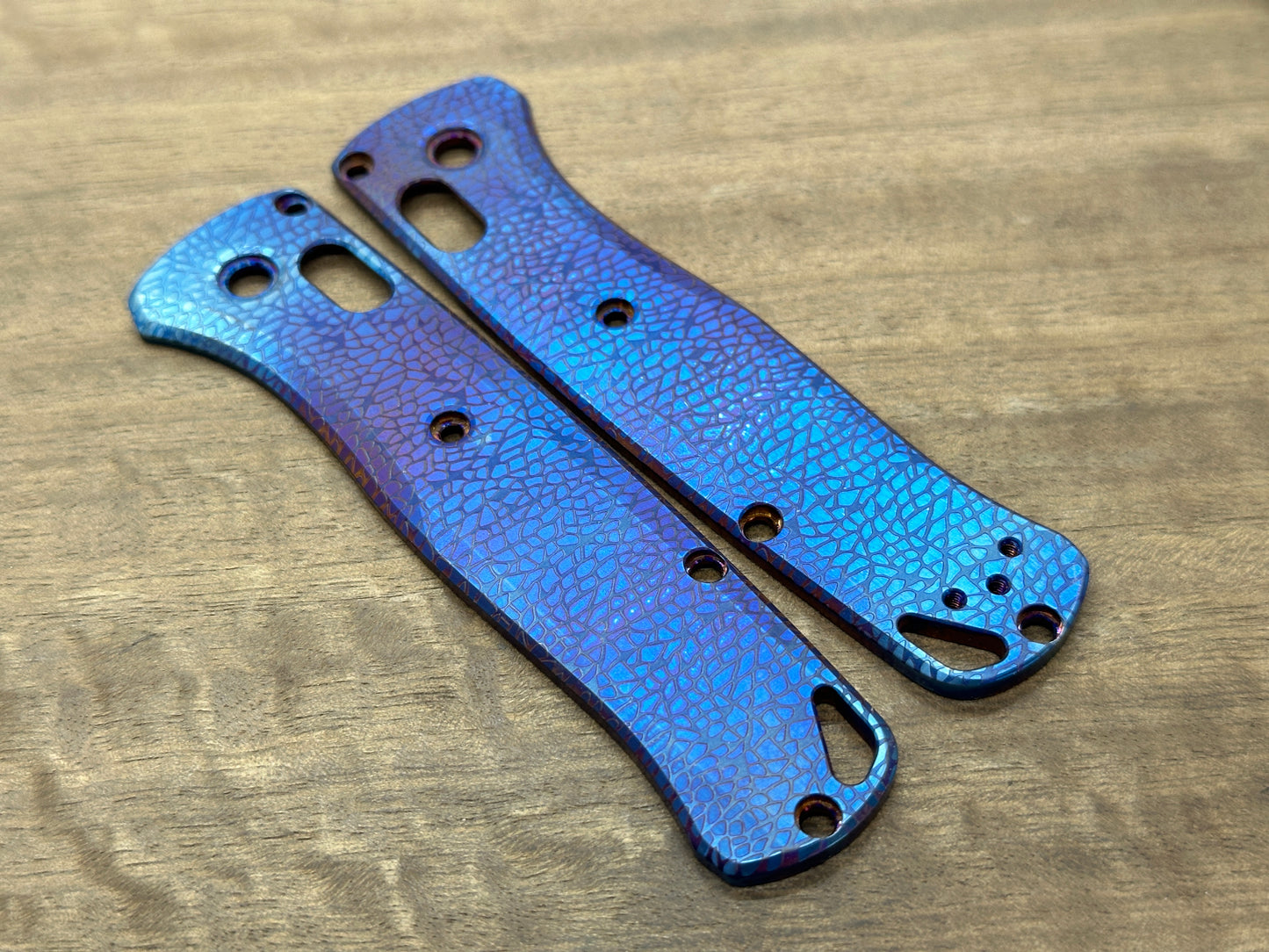 NEBULA Flamed Titanium Scales for Benchmade Bugout 535