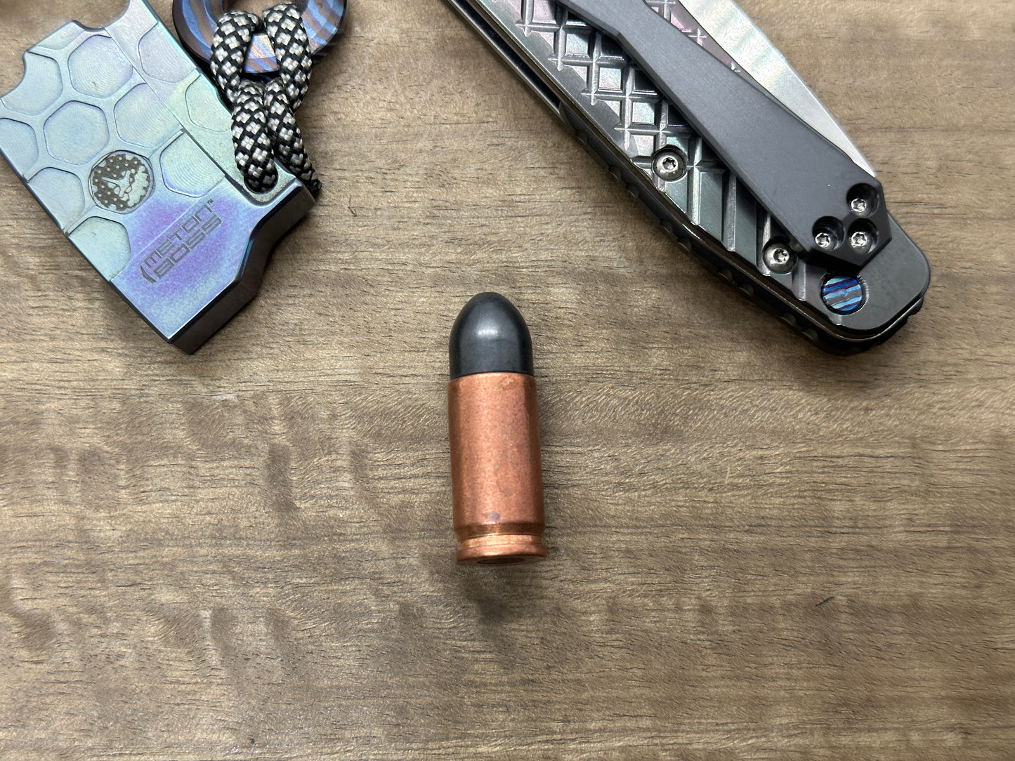 Copper - Zirconium HAPTIC-BULLET Haptic Slider fidget Fridge magnet