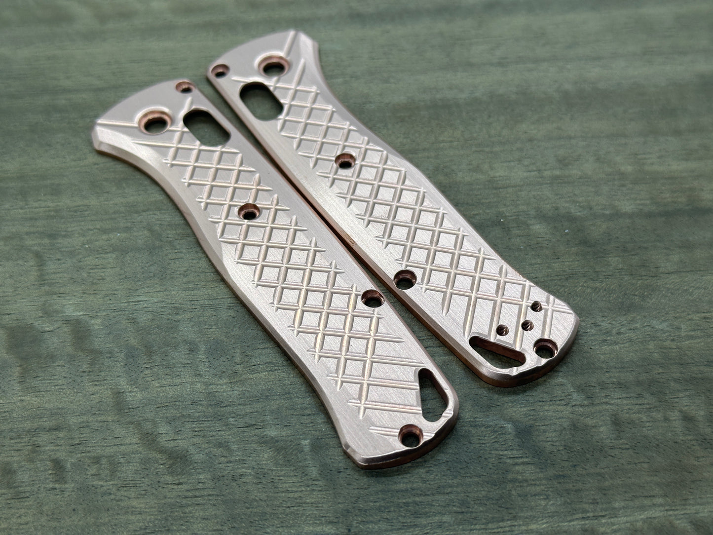 Copper FRAG Cnc milled Scales for Benchmade Bugout 535