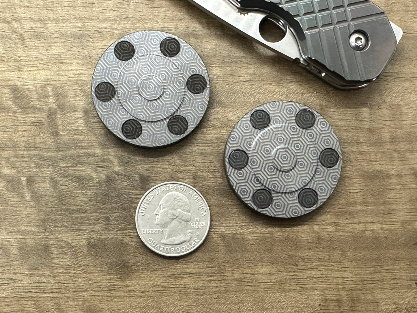 Rebel Alliance vs Imperial Galactic Black Tungsten HAPTIC Coins CLICKY Haptic
