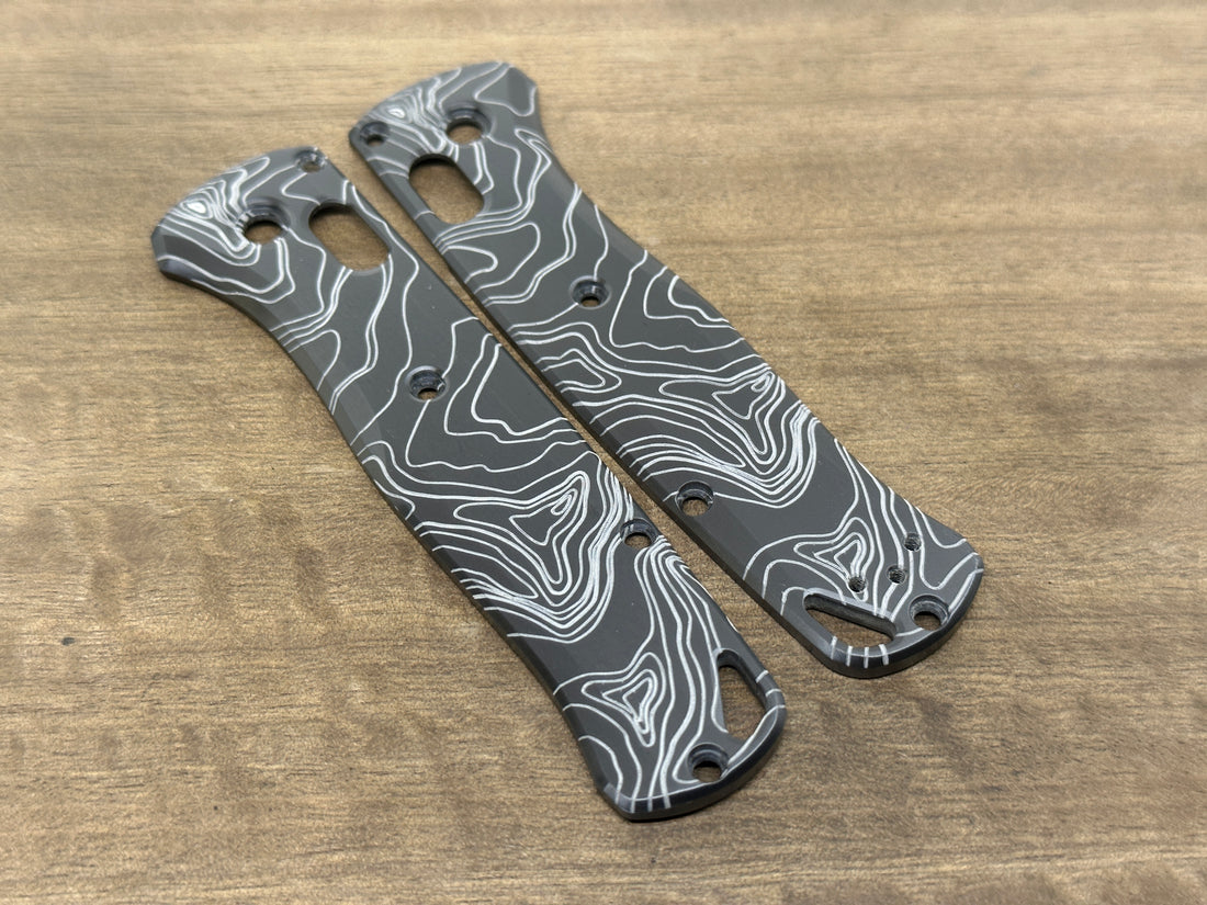Zirconium TOPO engraved Scales for Benchmade Bugout 535