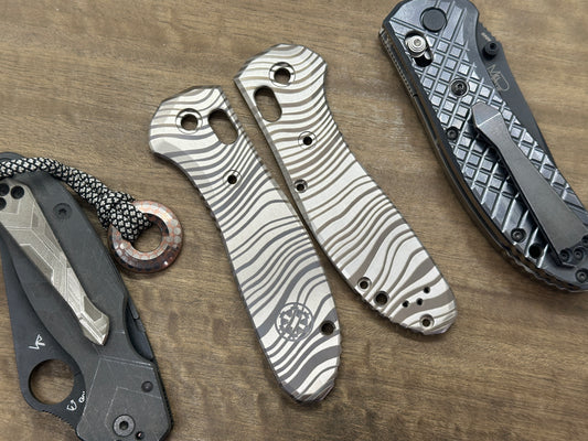 BESKAR Mandalorian Titanium Scales for Benchmade GRIPTILIAN 551 & 550