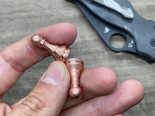 Tumbled Copper Haptic-PAWN Haptic Slider Chess Pawn fidget Fridge magnet